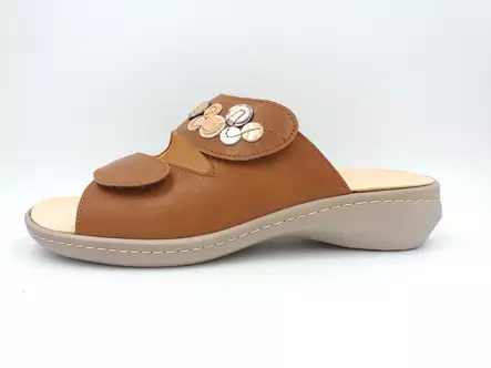 Naisten sandaalit Think cognac kombi - Naisten työkengät - 30010303000 - 2