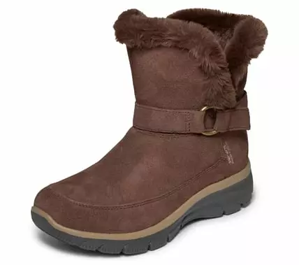 Naisten talvikengät Skechers chocolate - Naisten talvikengät - 168051CC - 1