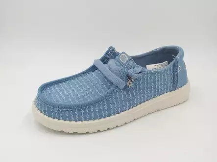 Hey Dude Wendy Frayed Canvas faded Denim - Naisten Hey Dude - 452034UG - 1